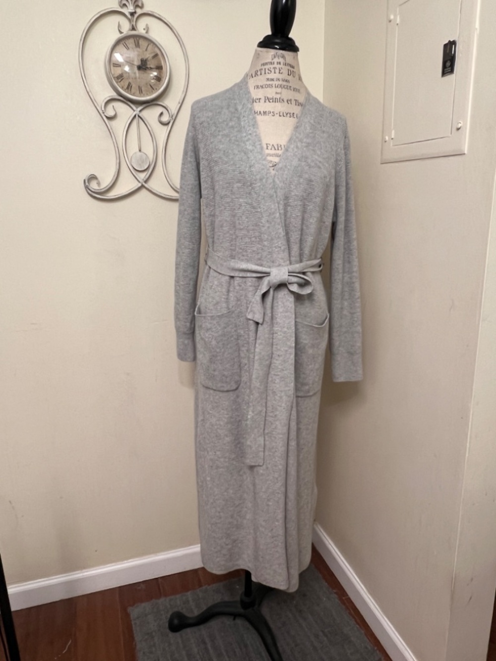 Women's robe grey Size S